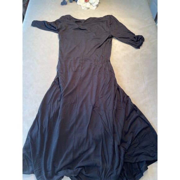 Boden Midi Dress With 3/4 Sleeves & Side Zip Closure Y2K Size 4R - Picture 3 of 11